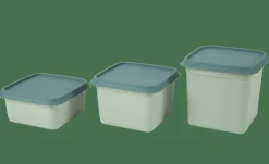 FREEZER Cajas Congeladoras Juego De 10 Menta, Verde Oscuro|CASA Best