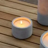 FUEGO Vela Led Solar Gris Claro|CASA Online