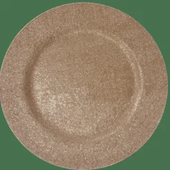 GLITTER Plato Deco Dorado|CASA