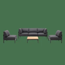 HANNA Lounge Butaca Negro|CASA Online
