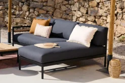 HANNA Tumbona Lounge Negro|CASA Outlet