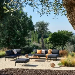 HANNA Tumbona Lounge Negro|CASA Outlet