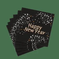 HAPPY NY Paquete De 20 Servilletas Verde|CASA New