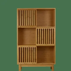 HELGE Armario Compartimentos Natural|CASA Outlet