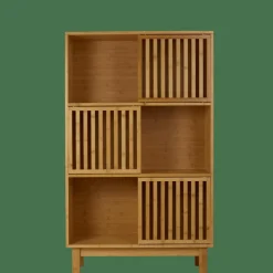 HELGE Armario Compartimentos Natural|CASA Outlet