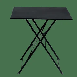 IMPERIAL Mesa Plegable Cuadrado Negro|CASA Clearance