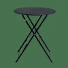 IMPERIAL Mesa Plegable Redondo Negro|CASA Discount