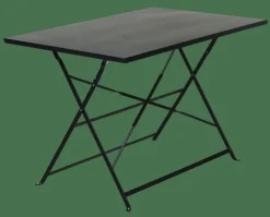 IMPERIAL Mesa Plegable Rectangular Negro|CASA Discount