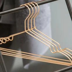 INFINITY GOLD Perchas Juego De 4 Dorado|CASA Best