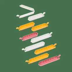 KLIPPER Clips De Cierre Juego De 10 Mezcla De Colores Gris, Amarillo Oscuro, Terracota|CASA Online