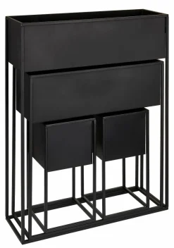 LARGO Macetero Negro|CASA Online