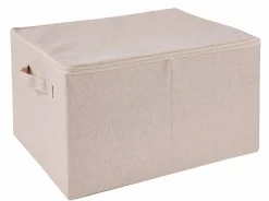LINOLUX Caja De Almacenaje Con Tapa Beis|CASA Online