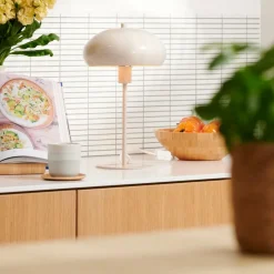 LUCILE Lámpara De Mesa Beis|CASA Outlet