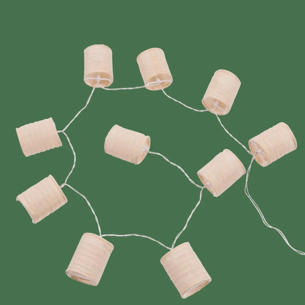 LYNN Guirnalda Farolillo 10 Leds Beis|CASA Hot