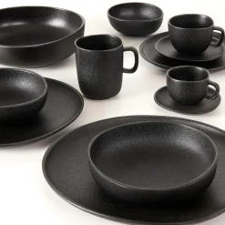 MAGMA Taza Y Plato 20 CL Negro|CASA Clearance