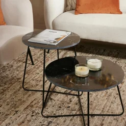 MARBO Mesa Auxiliar Negro|CASA Online