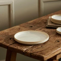 MINERAL MARBLE Plato Blanco|CASA Outlet