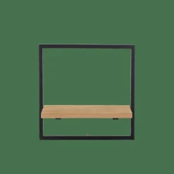 MIX&MATCH Estantería De Pared Negro, Natural|CASA Discount