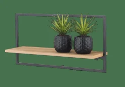 MIX&MATCH Estantería De Pared Negro, Natural|CASA Clearance