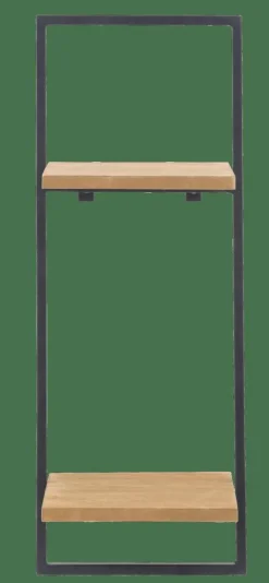 MIX&MATCH Estantería De Pared Negro, Natural|CASA Best