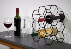 NAU Botellero Para 9 Botellas Negro|CASA Outlet