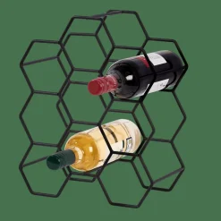 NAU Botellero Para 9 Botellas Negro|CASA Outlet