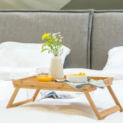 NEW BAMBOO Bandeja De Cama Natural|CASA Hot
