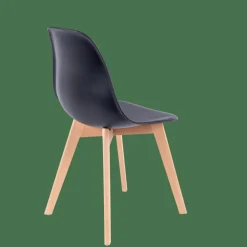 NEW MATS Silla De Comedor Negro|CASA Best