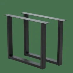 NEW OAK Mesa De Comedor Con Patas En U De Metal|CASA Outlet