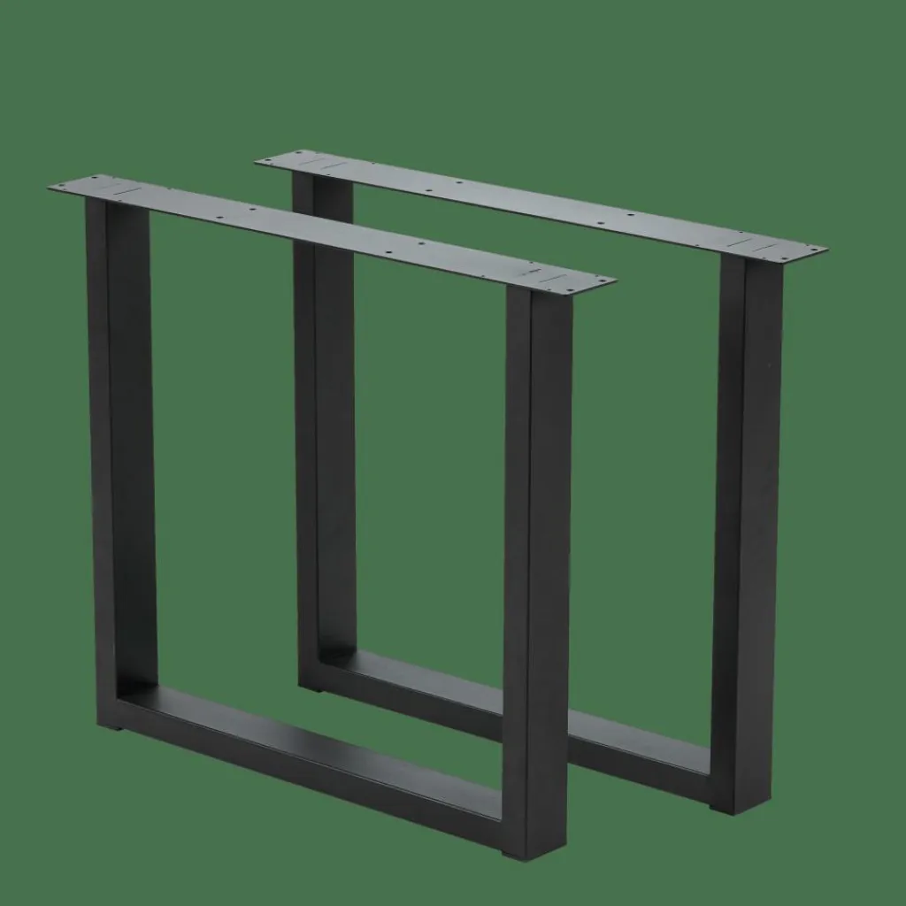 NEW OAK Mesa De Comedor Con Patas En U De Metal|CASA Outlet