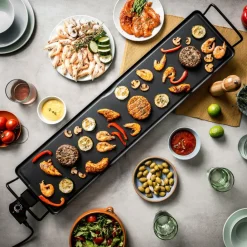 NEW PLANCHA Plancha Para Asar XXXL Negro|CASA