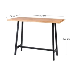 OAK SPLIT Mesa De Bar Natural|CASA Online