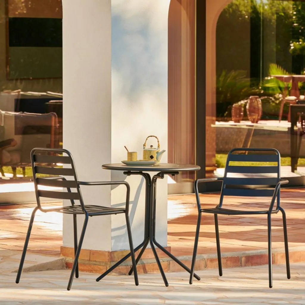 OLAV & LIVA Conjunto Bistro Negro|CASA Online