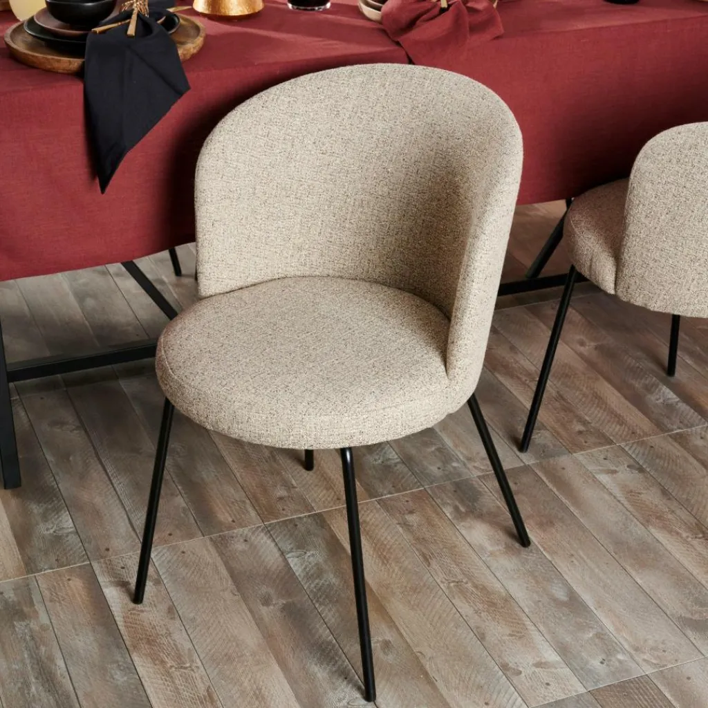 OLIVIER Silla De Comedor Beis|CASA Clearance