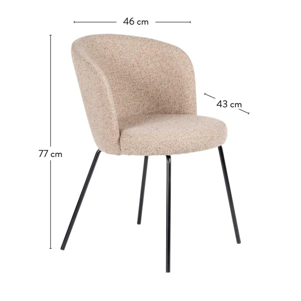 OLIVIER Silla De Comedor Beis|CASA Clearance
