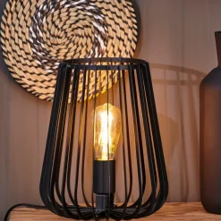 ORION Lámpara De Mesa Negro|CASA Best