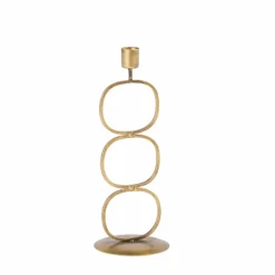 OVAL Soporte Para Vela Pequeña Bronceado|CASA Hot