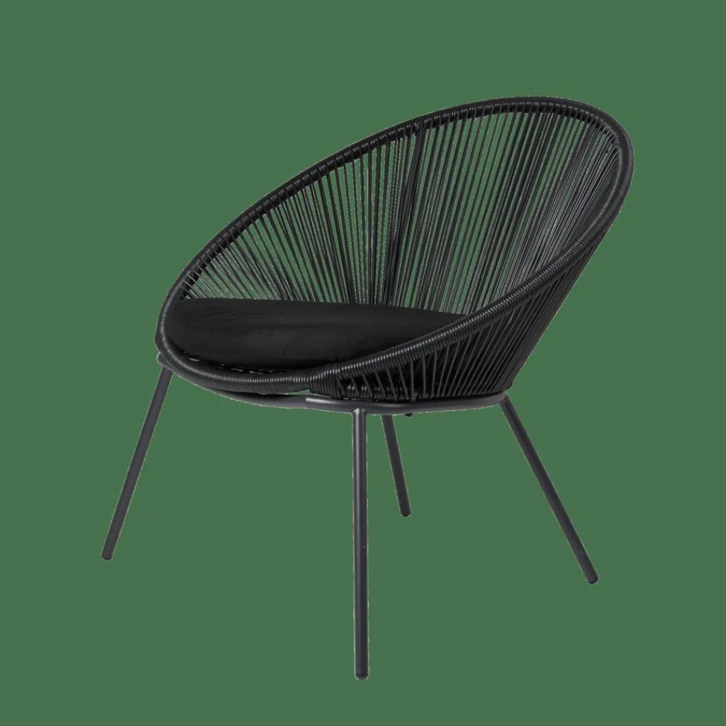 PAPAYO & ACAPULCO Conjunto Lounge Negro|CASA Online