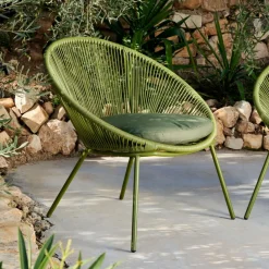 PAPAYO Silla Lounge Con Cojín Verde|CASA Online