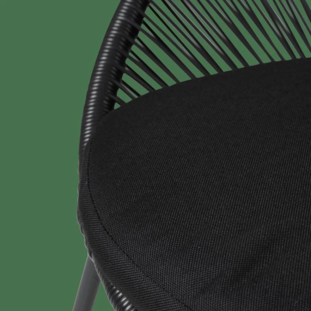 PAPAYO Silla Lounge Negro|CASA Hot