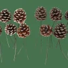 PINECONE Piñas Juego De 6 2 Colores Blanco, Plateado|CASA Outlet