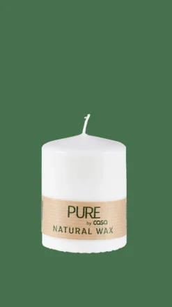 PURE Vela Cilíndrica Blanco|CASA Online