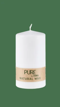 PURE Vela Cilíndrica Blanco|CASA Discount