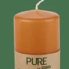 PURE Vela Cilíndrica Caramelo|CASA New