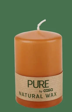 PURE Vela Cilíndrica Caramelo|CASA New