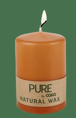 PURE Vela Cilíndrica Caramelo|CASA New
