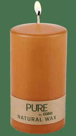 PURE Vela Cilíndrica Caramelo|CASA New