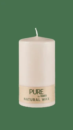 PURE Vela Cilíndrica Marrón Claro|CASA Online