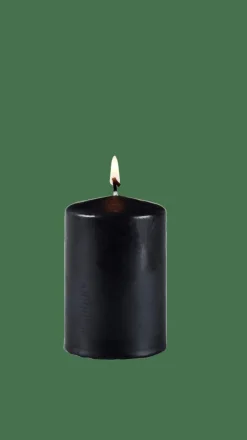 PURE Vela Cilíndrica Negro|CASA Online