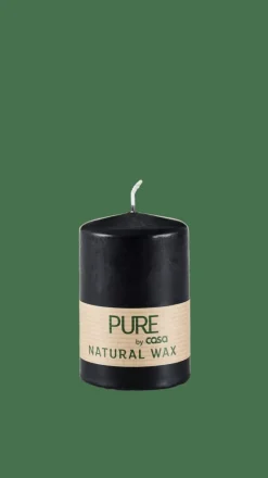 PURE Vela Cilíndrica Negro|CASA Online